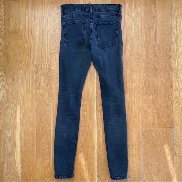 Zara Premium Distressed Denim Sz 2 - Picture 2 of 5